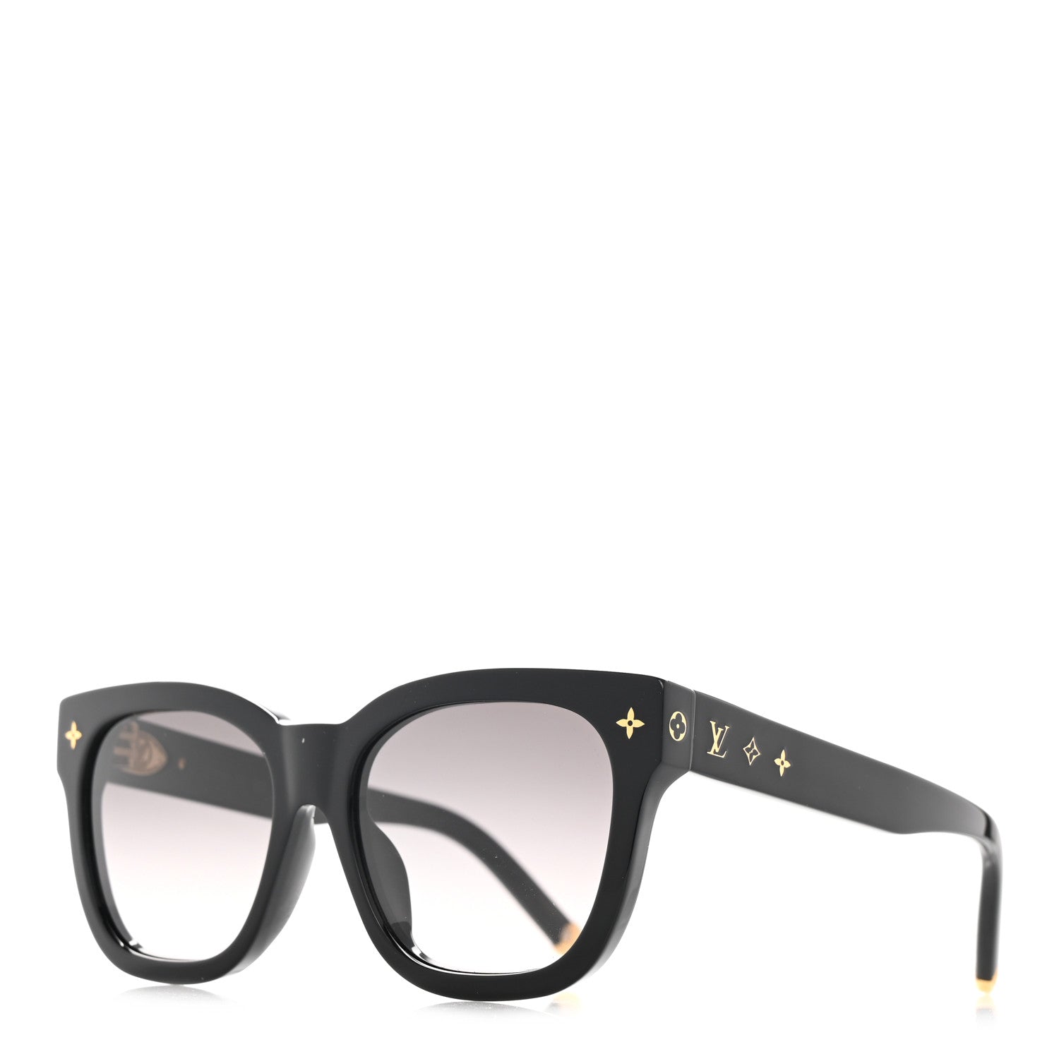 Louis Vuitton Acetate My Monogram Square Sunglasses Z1526E Black 1 of 8