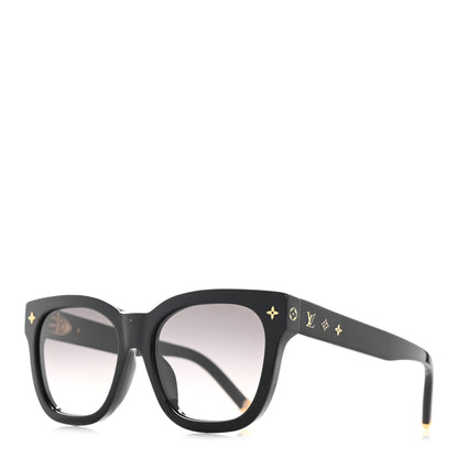 Louis Vuitton Acetate My Monogram Square Sunglasses Z1526E Black 1 of 8