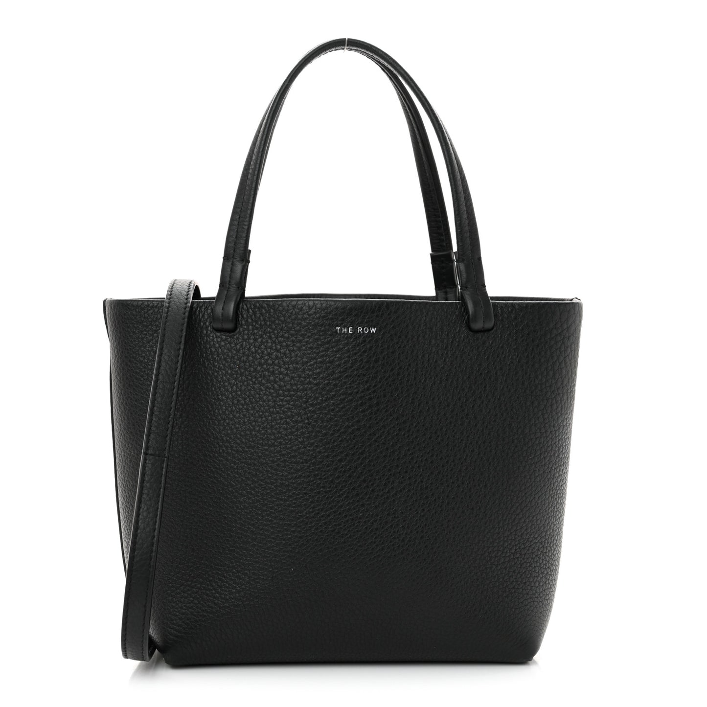 Grained Calfskin Small Park Tote Black