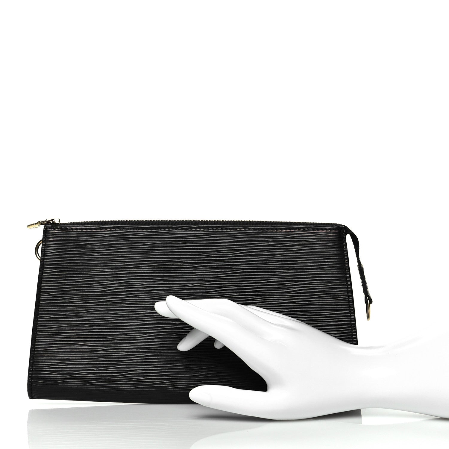 Louis Vuitton Epi Pochette Accessories 24 Black 2 of 7