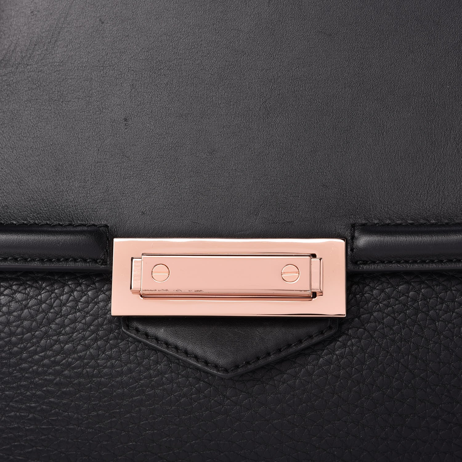 Alexander Wang Calfskin Large Marion Black Rose Gold Hardware 9 of 9