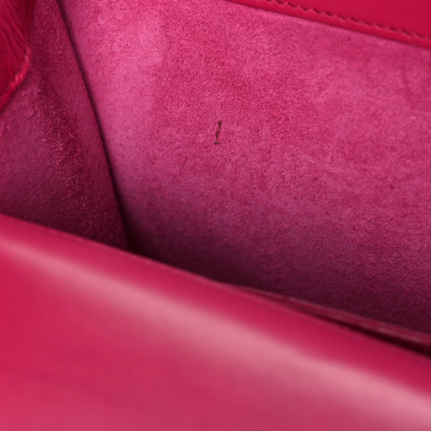 Smooth Calfskin Medium Classic Monogram Kate Tassel Satchel Fuchsia