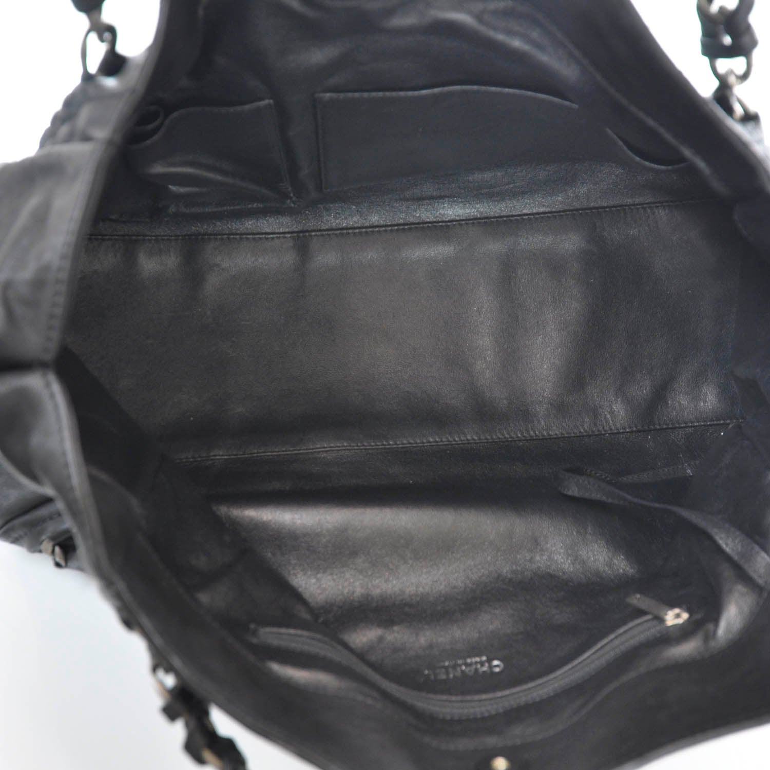 Chanel Leather Large Modern Chain Tote Black 12 of 12