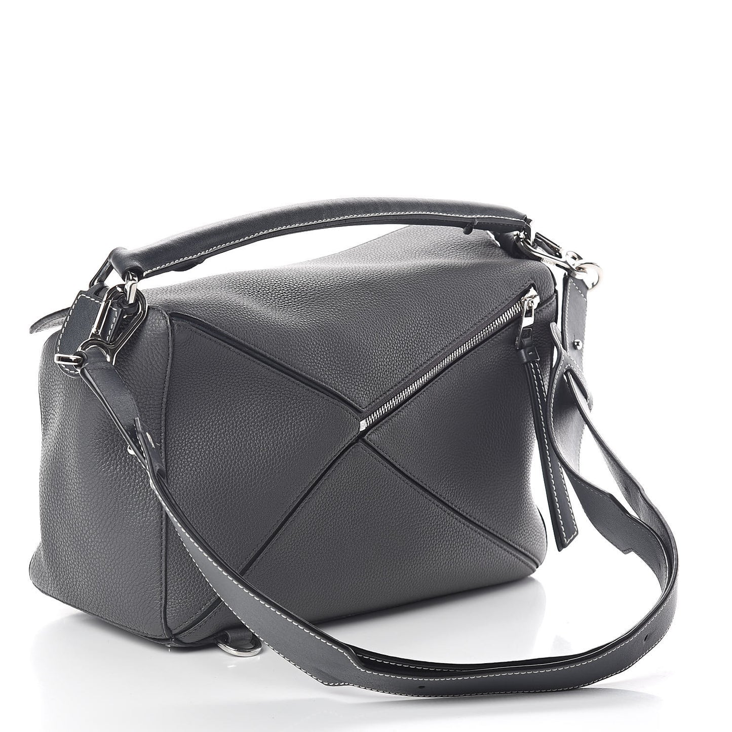 Calfskin Puzzle Bag Grey