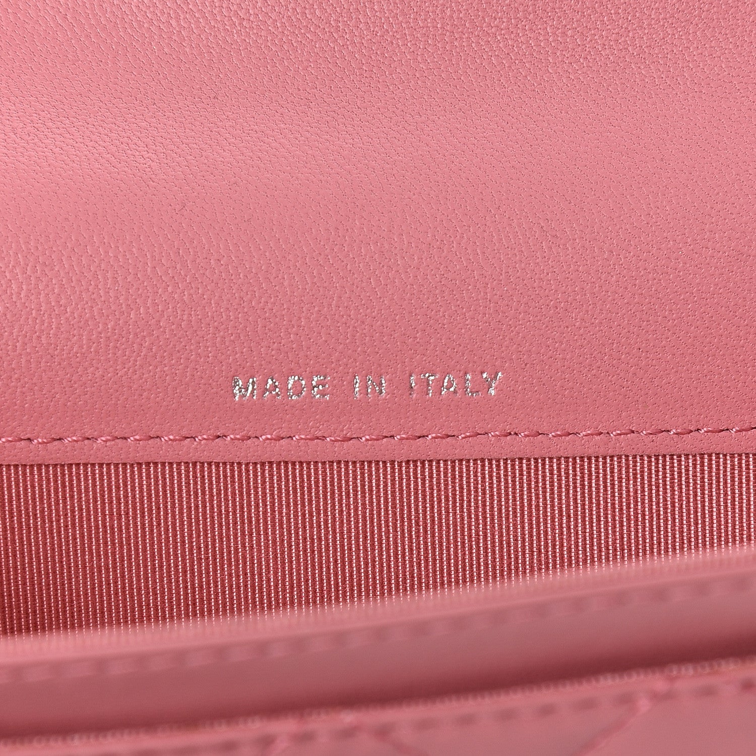 Chanel Lambskin Quilted Card Holder Pink 7 of 9