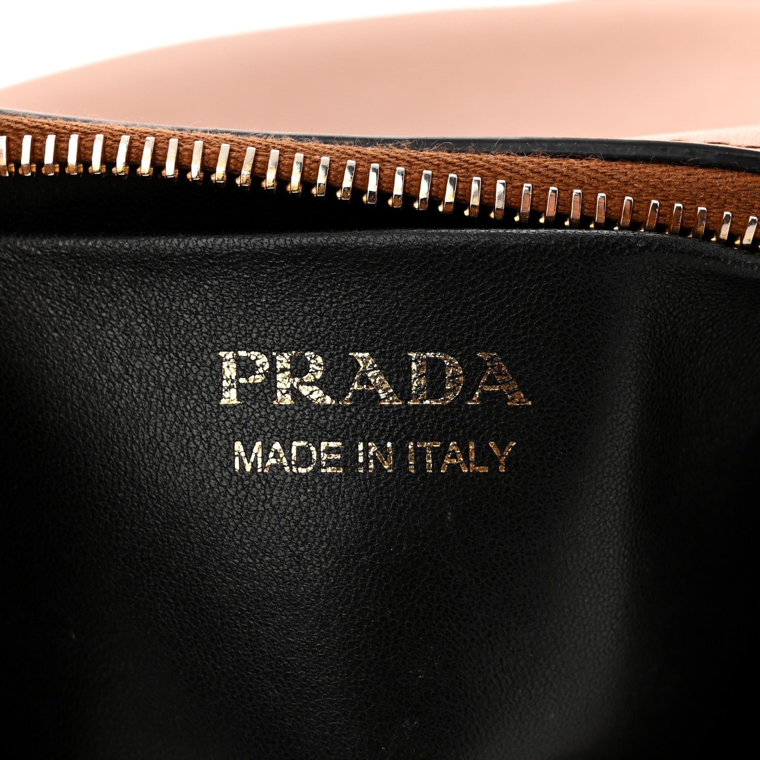 Prada Soft Calfskin Arque Shoulder Bag Cognac 6 of 11