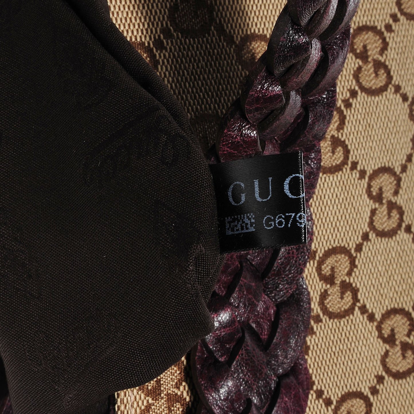 Monogram Medium Bamboo Bar Tote Bordeaux