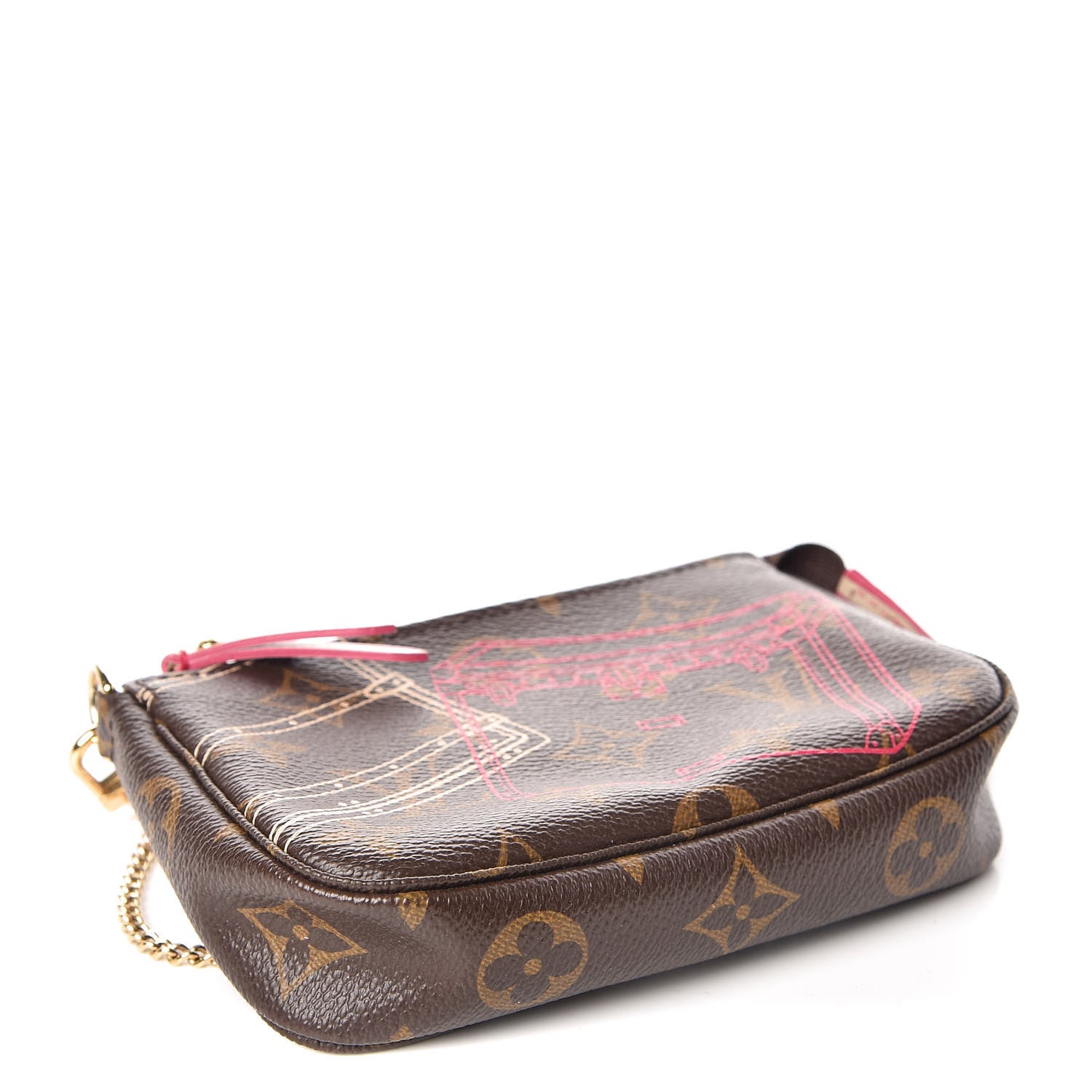 Louis Vuitton Monogram 2014 Christmas Animation Mini Pochette Accessories 4 of 9