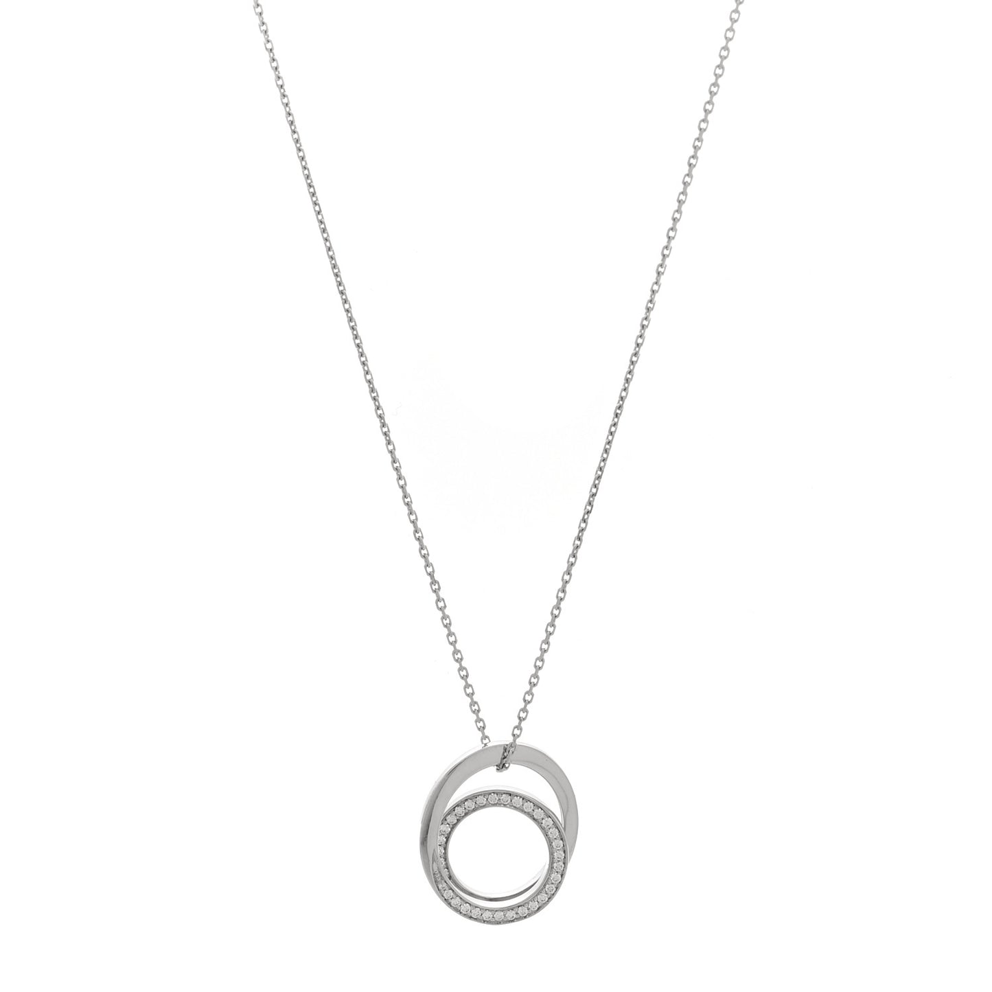 18K White Gold Diamond Etincelle De Cartier Pendant Necklace