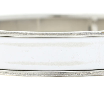 Hermes Enamel Narrow Clic Clac H Bracelet PM White 7 of 11