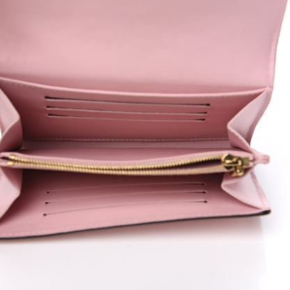 Louis Vuitton Vernis Sarah Compact Wallet Rose Ballerine 4 of 11