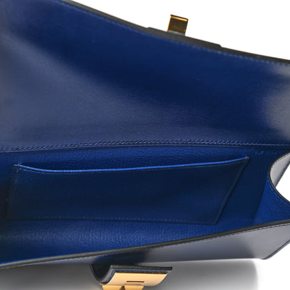 Hermes Box Medor 23 Clutch Bleu Saphir 5 of 8