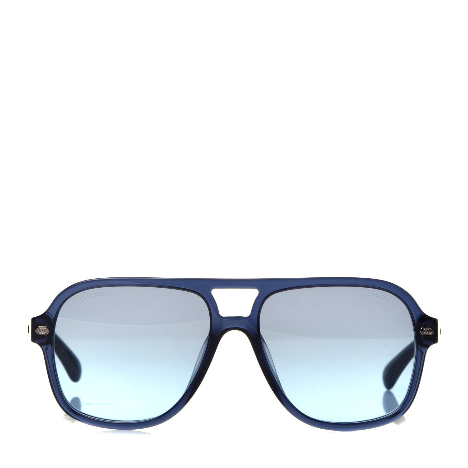 Chanel Acetate CC Sunglasses 5436-Q-A Blue 3 of 8