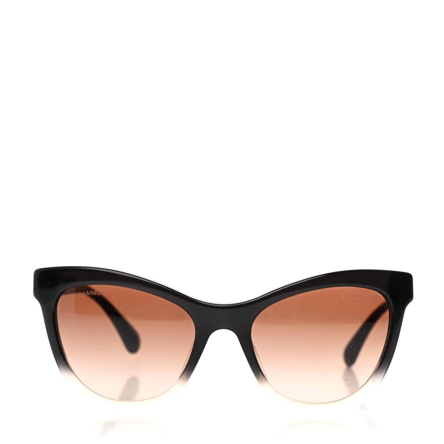 Chanel Acetate CC Cat Eye Summer Sunglasses 5350-A Black Beige 2 of 8