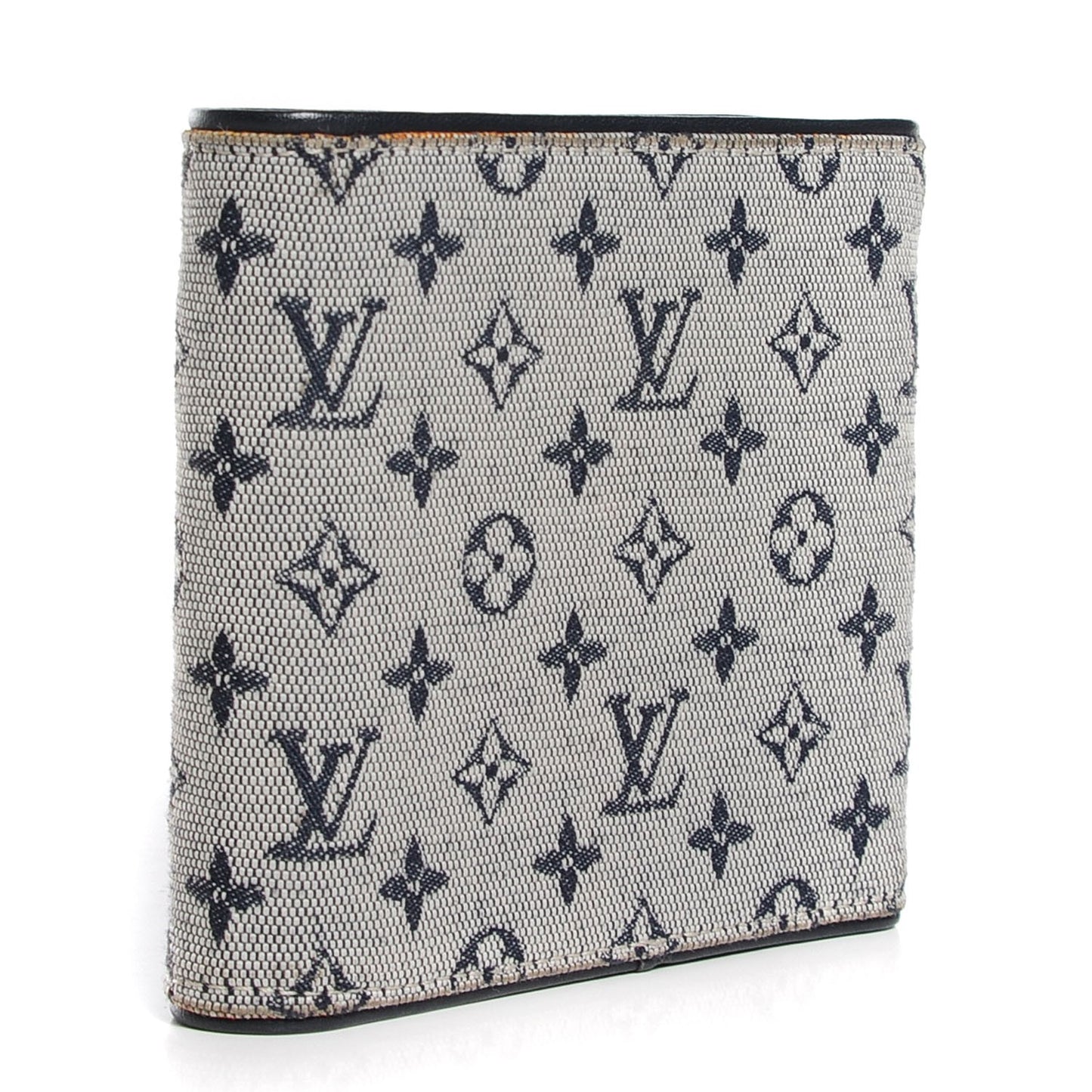 Mini Monogram Compact Wallet Blue