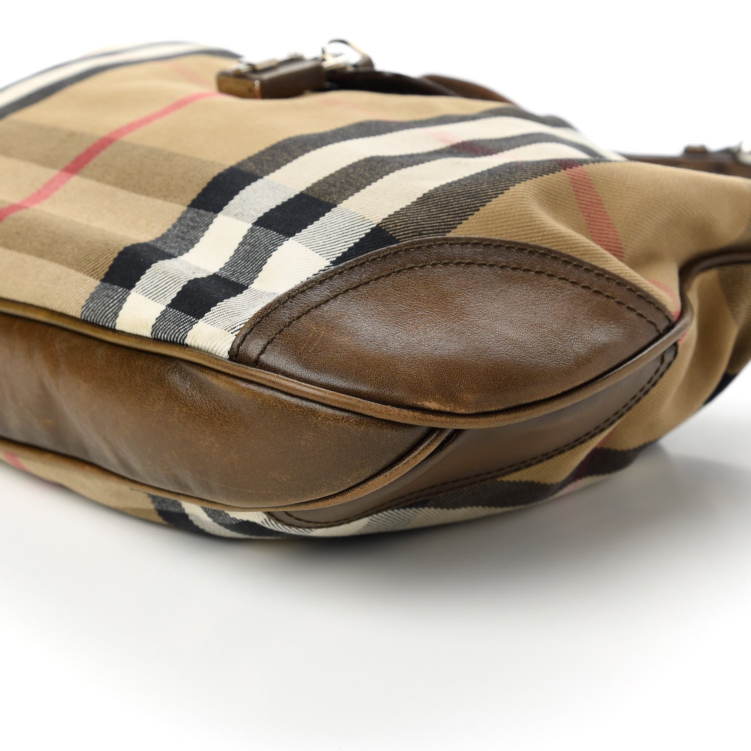 Burberry House Check Brook Hobo Brown 7 of 11