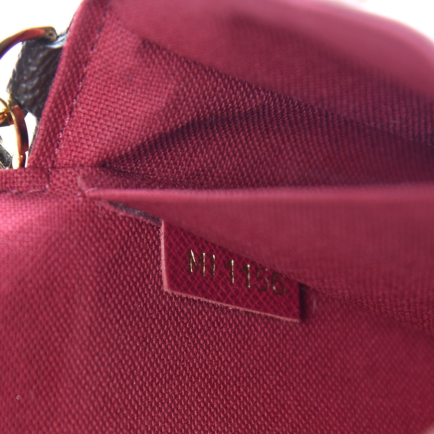 Monogram Pochette Felicie Chain Wallet Fuchsia