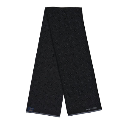 Louis Vuitton Wool My Monogram Eclipse Scarf Grey 2 of 3