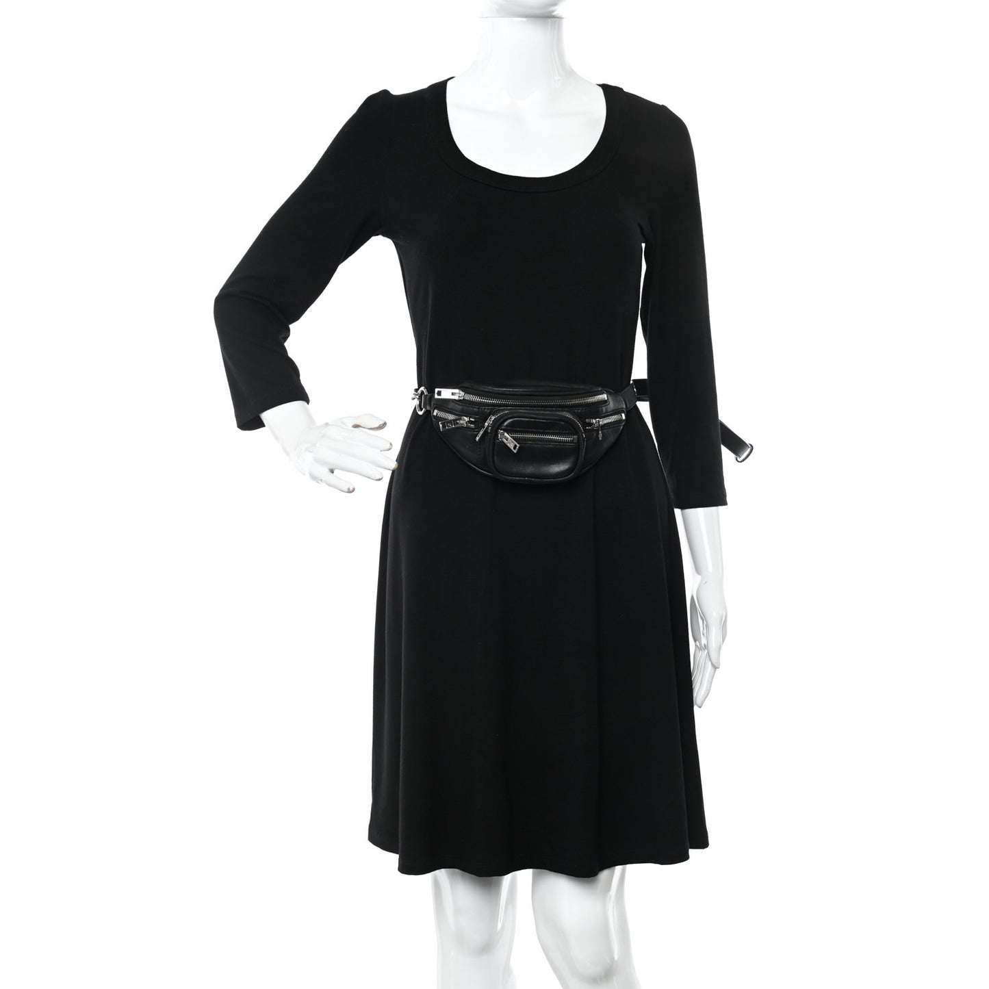Lambskin Mini Attica Belt Bag Black