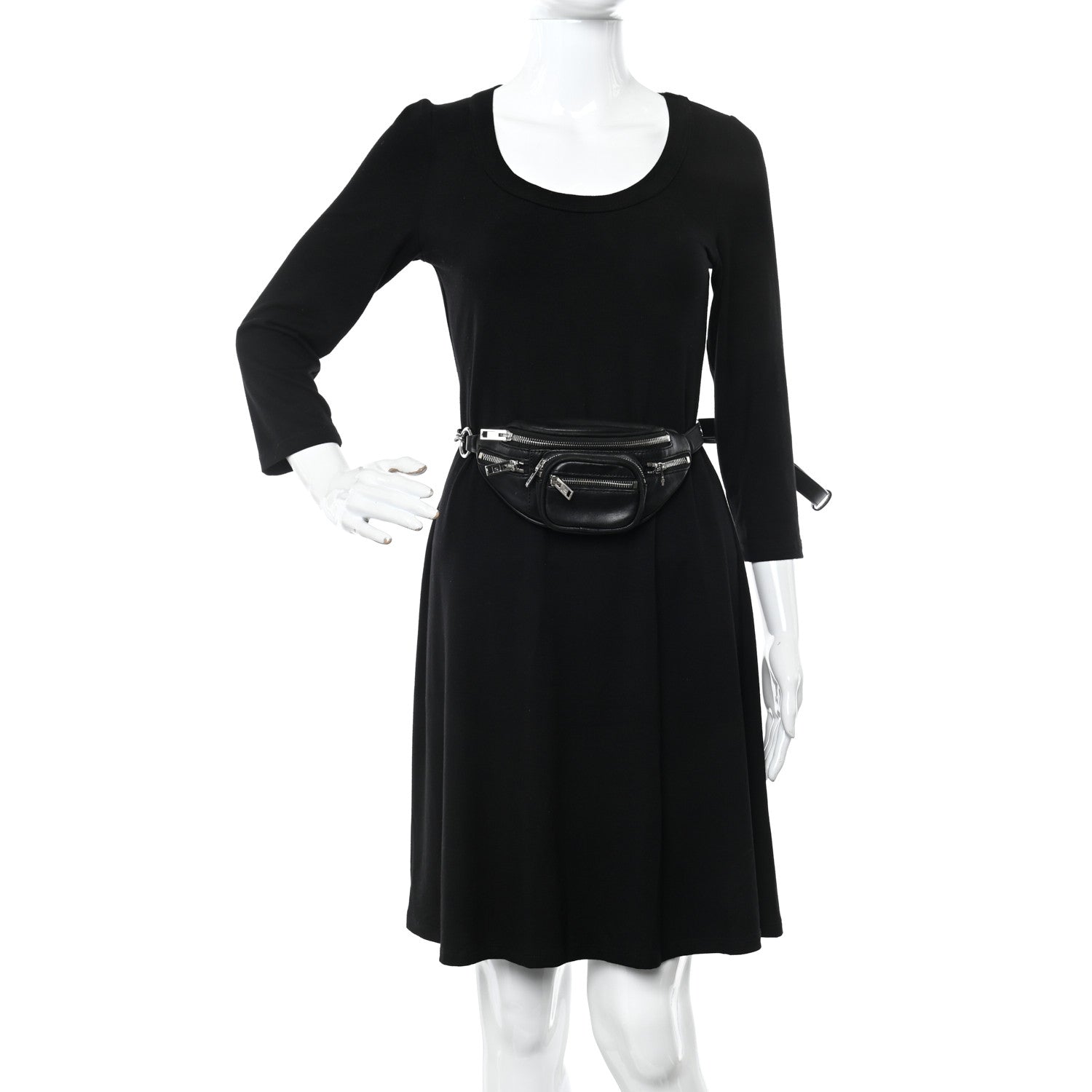 Alexander Wang Lambskin Mini Attica Belt Bag Black 2 of 13