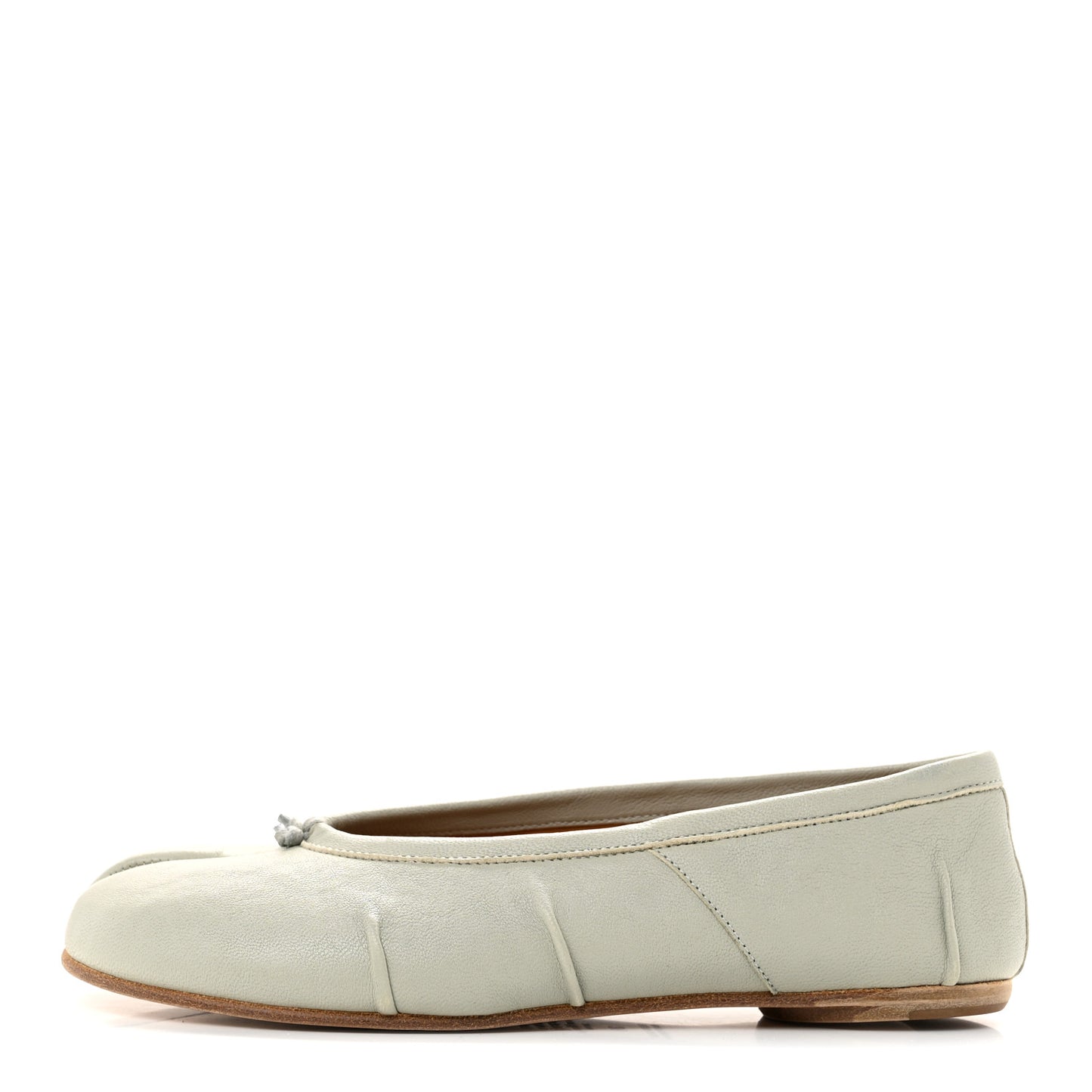 Ovine Tabi Ballet Flats 36 Alabaster