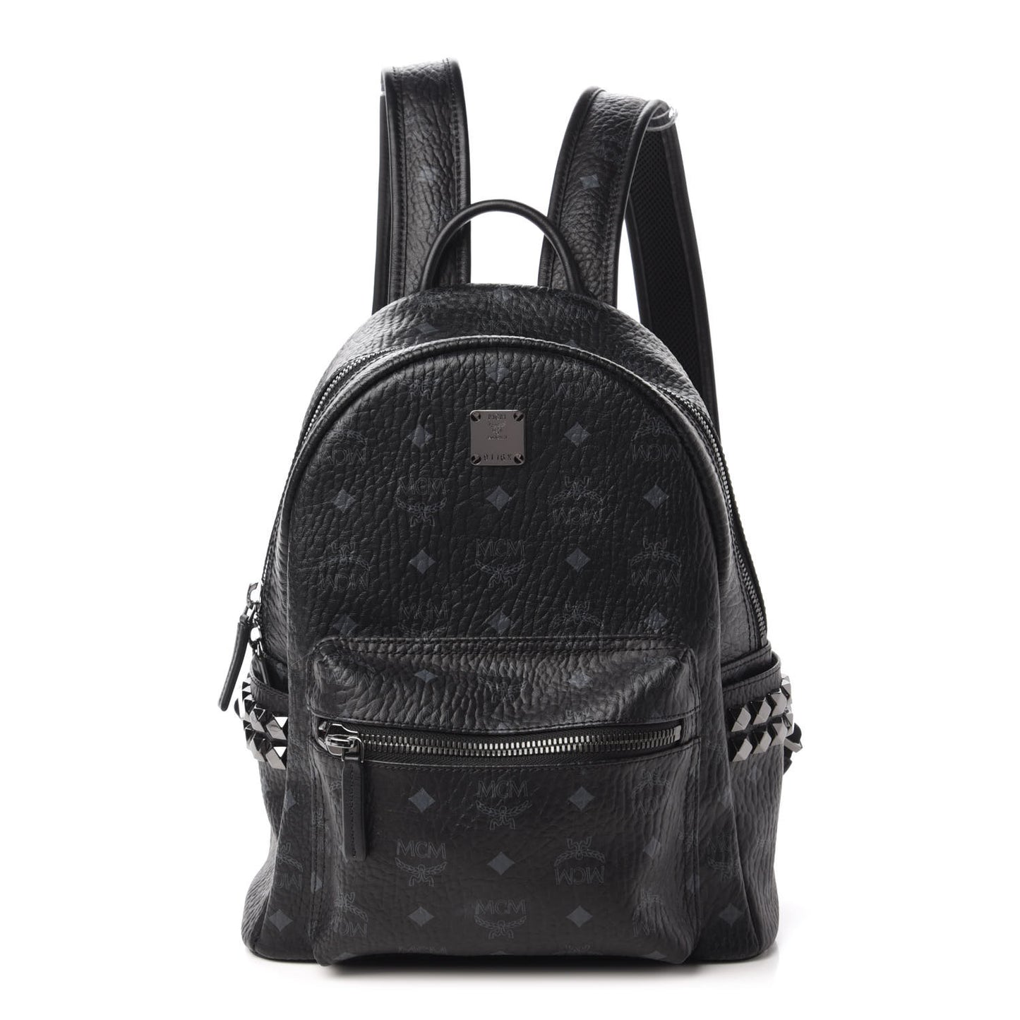 Visetos Small Side Stud Stark Backpack Black