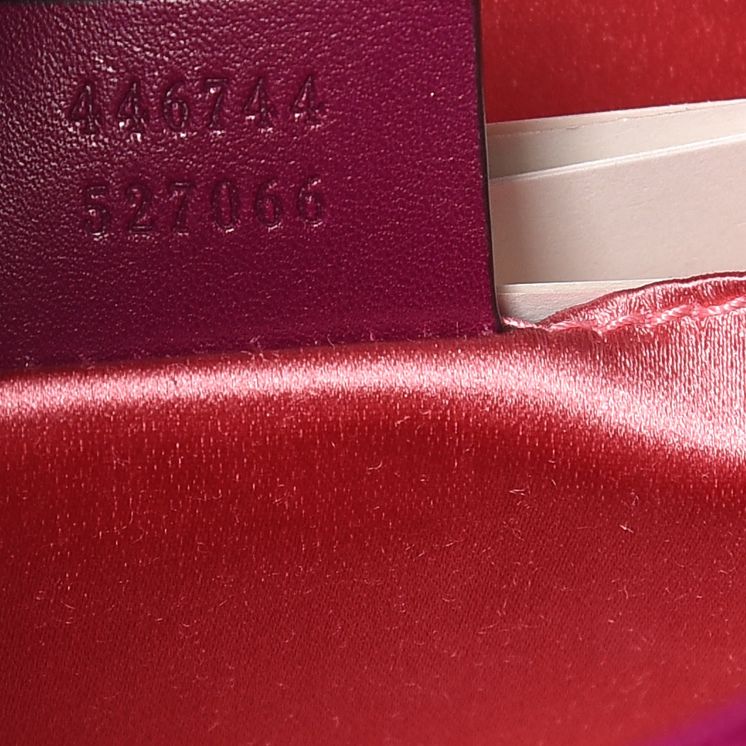 Gucci Velvet Matelasse Mini GG Marmont Shoulder Bag Fuchsia Violet Cyclamen 7 of 11