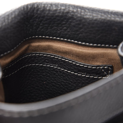 Chloe Calfskin Mini Marcie Round Crossbody Bag Black 8 of 11
