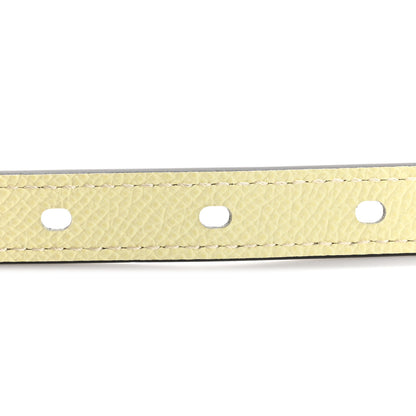 Hermes Epsom Swift 13mm Lucky 15 Belt 80 32 Nata Jaune Milton 3 of 6