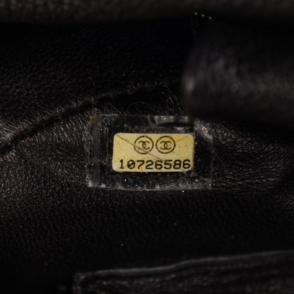 Chanel Metallic Goatskin Luxe Ligne Flap Black 6 of 7