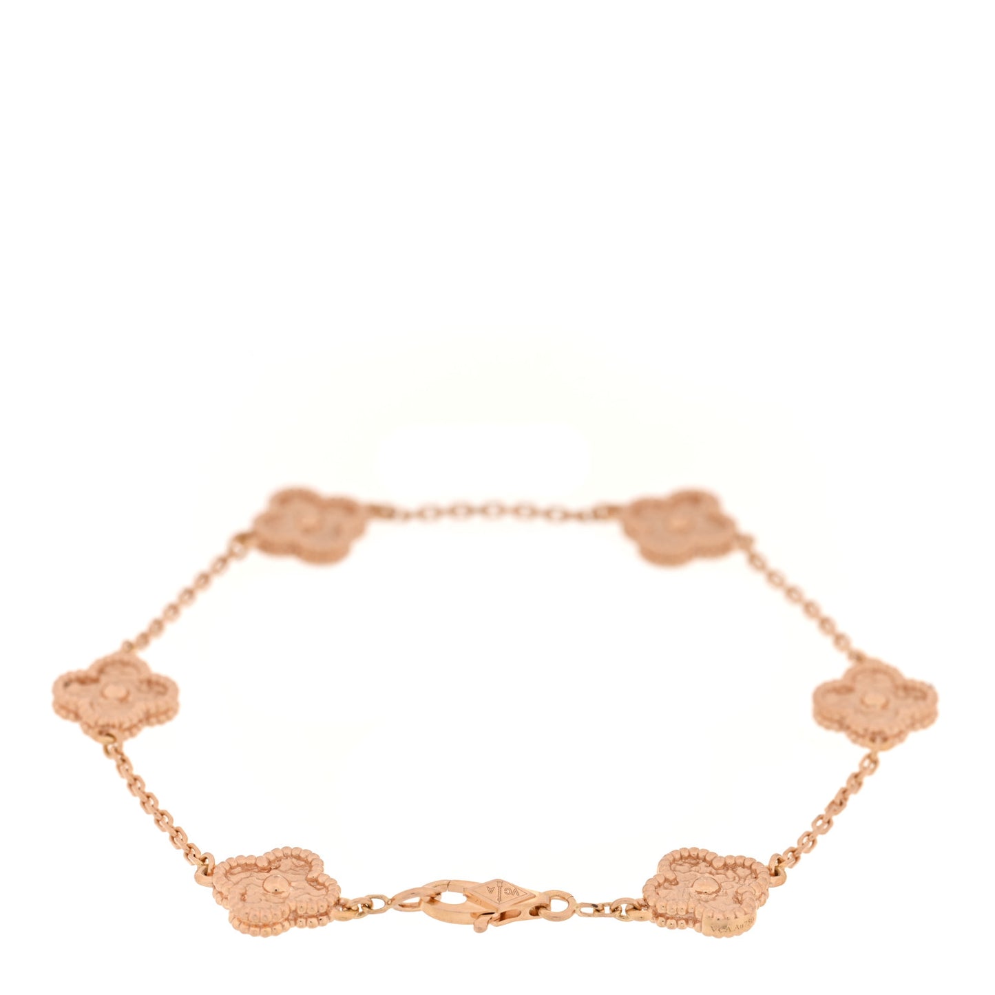 18K Rose Gold 6 Motifs Sweet Alhambra Bracelet