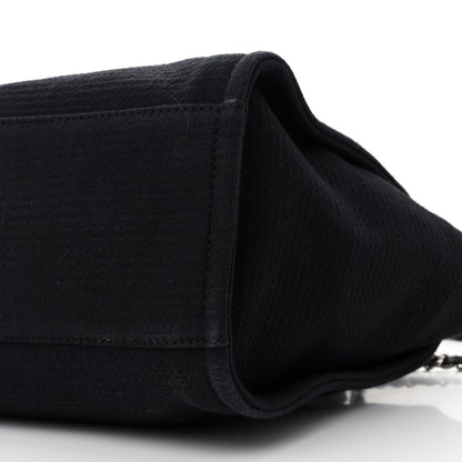 Chanel Mixed Fibers Small Deauville Tote Black 12 of 13