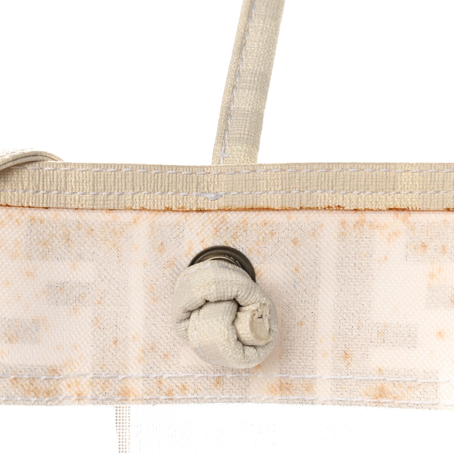 Mesh Glazed Fabric FF 1974 Tote White