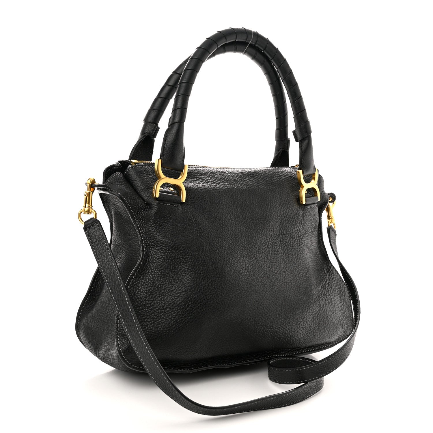 Chloe Calfskin Medium Marcie Satchel Black 3 of 10
