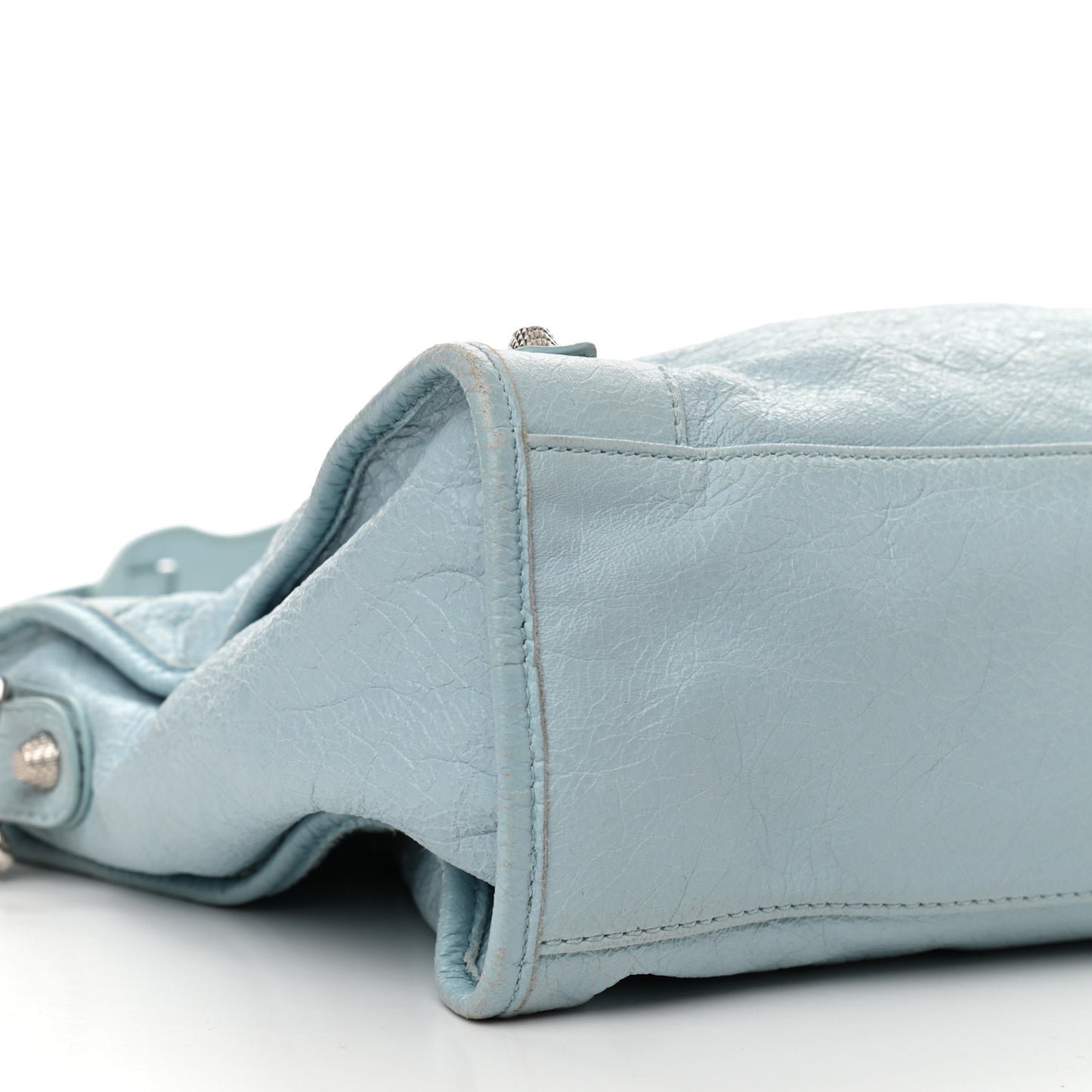 Agneau Giant 12 Silver Hardware City Bleu Dragee