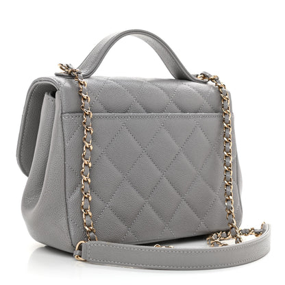 Chanel Caviar Quilted Small Business Affinity Flap Grey 3 of 10