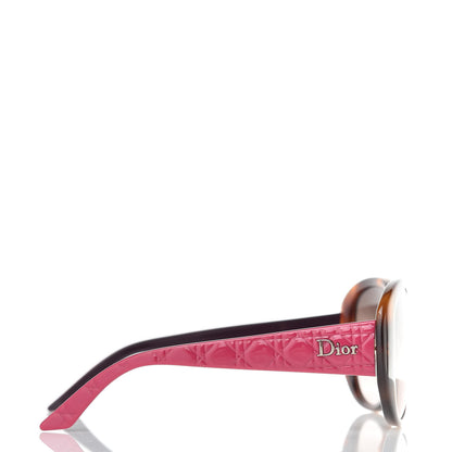 Christian Dior Resin Cannage Lady In Dior 1 Sunglasses Havana Pink 3 of 7