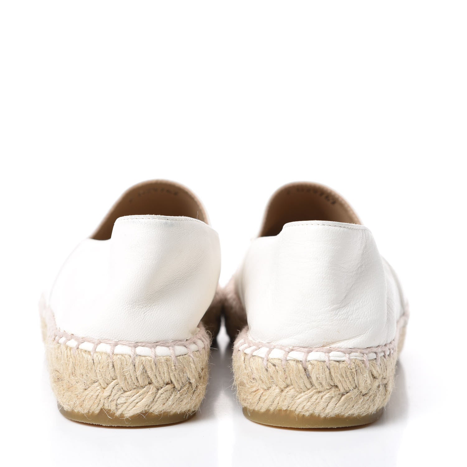 Chanel Lambskin CC Espadrilles 36 White Black 7 of 11