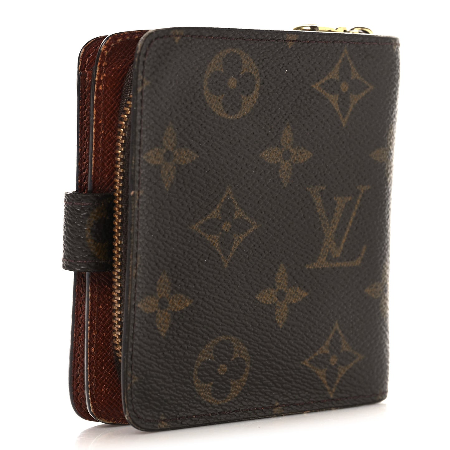 Monogram Compact Zippe Zipped Wallet