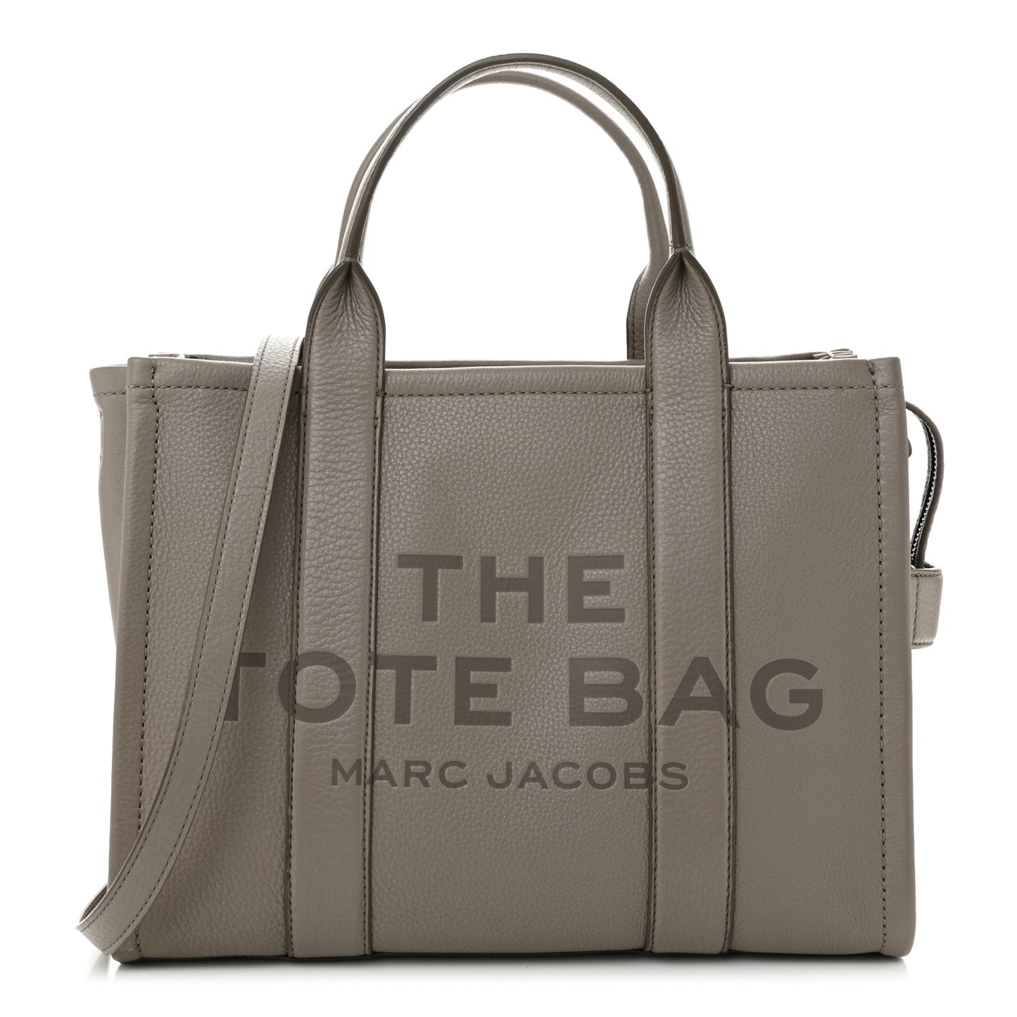Grained Calfskin Medium The Tote Bag Cement