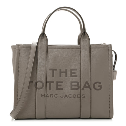 Marc Jacobs Grained Calfskin Medium The Tote Bag Cement 1 of 11