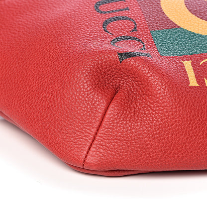 Gucci Grained Calfskin Logo Belt Bag Hibiscus Red 8 of 10
