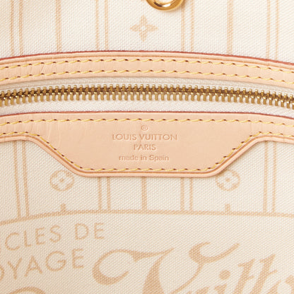 Louis Vuitton Damier Azur Neverfull MM 7 of 8