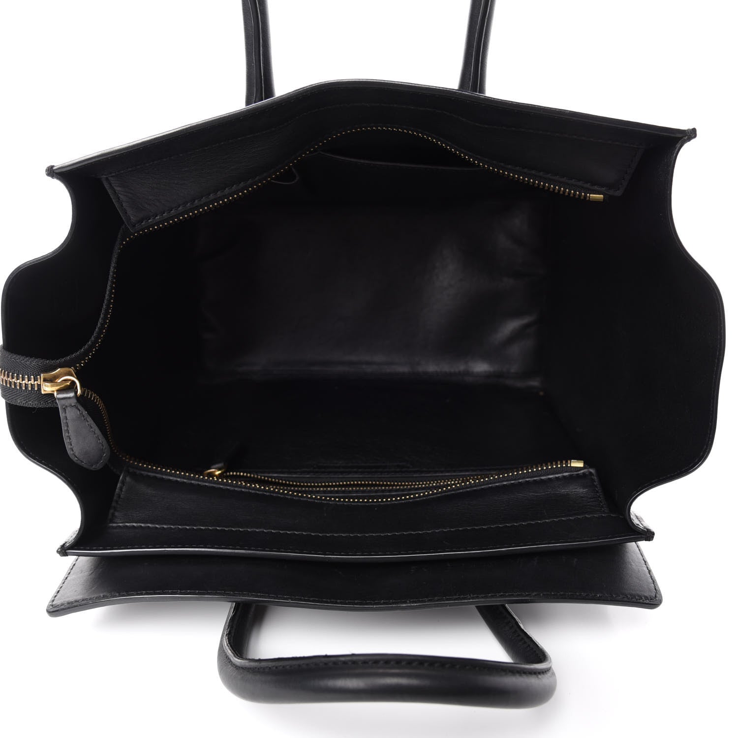 Celine Smooth Calfskin Mini Luggage Black 5 of 13