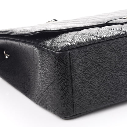 Chanel Caviar Quilted Maxi Single Flap Black 8 of 9