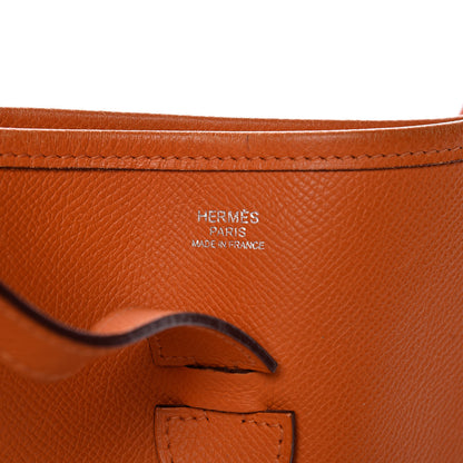 Hermes Epsom Evelyne II PM Orange 6 of 15