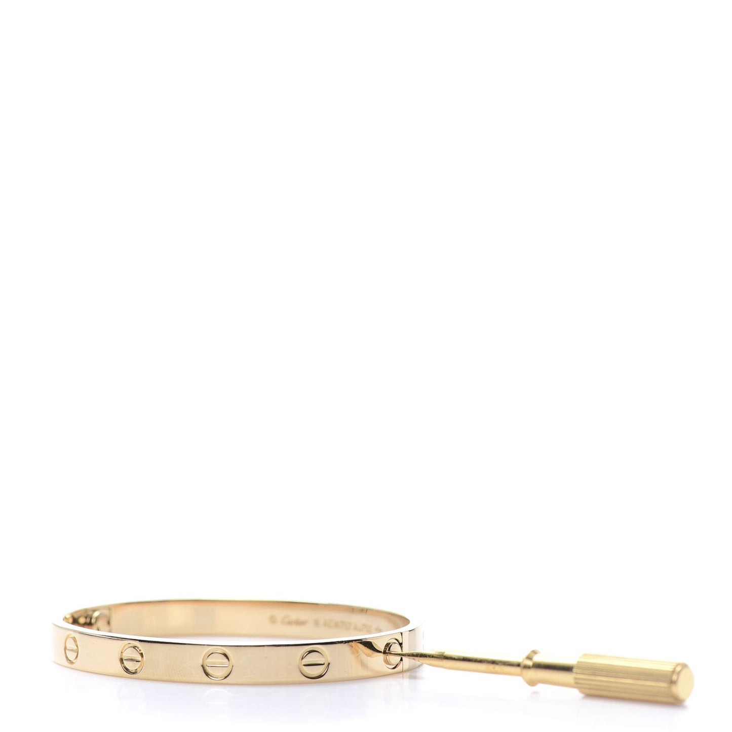 18K Yellow Gold LOVE Bracelet 16