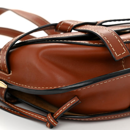 Loewe Calfskin Small Gate Crossbody Bag Rust 9 of 10