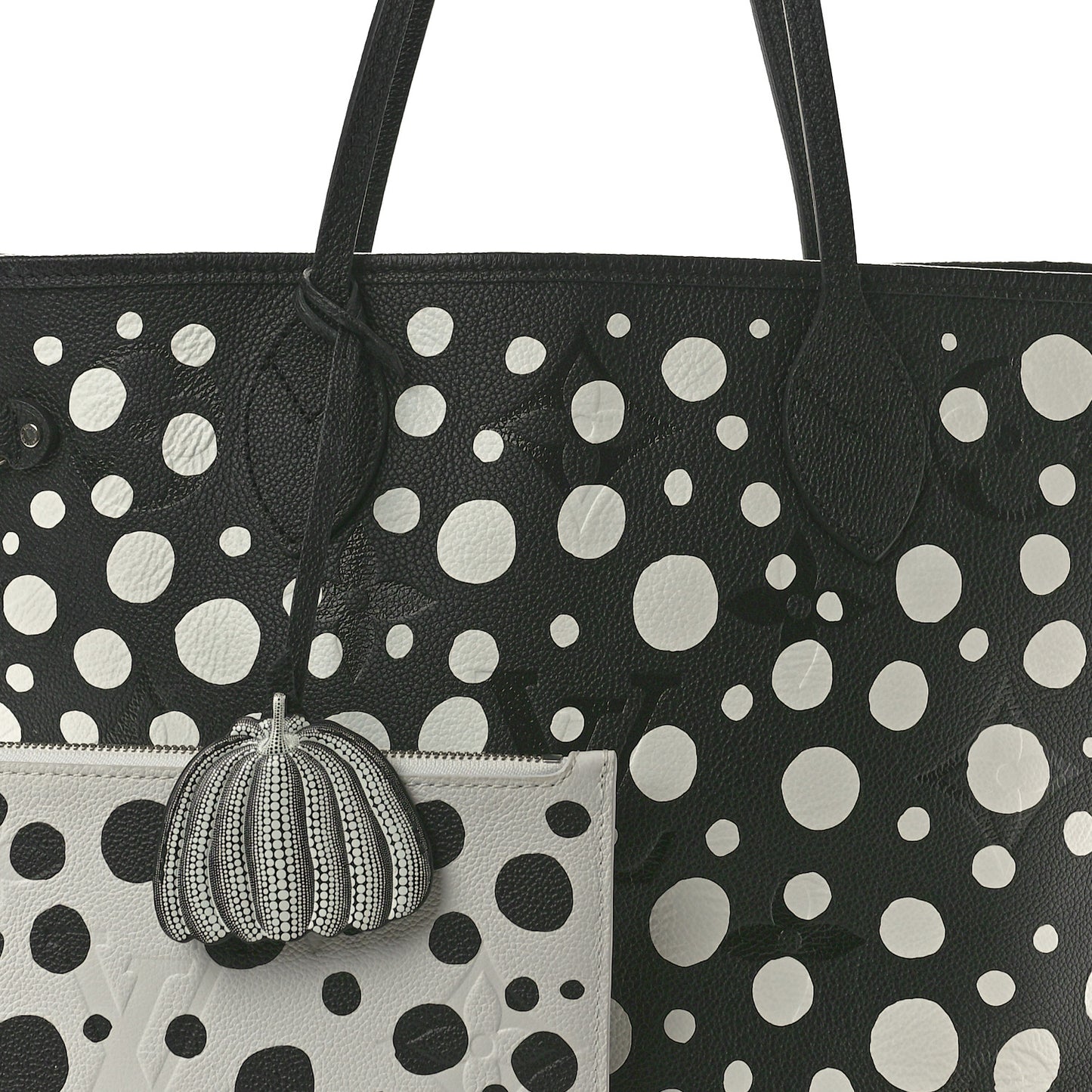 LV X YK Empreinte Neverfull MM Black White