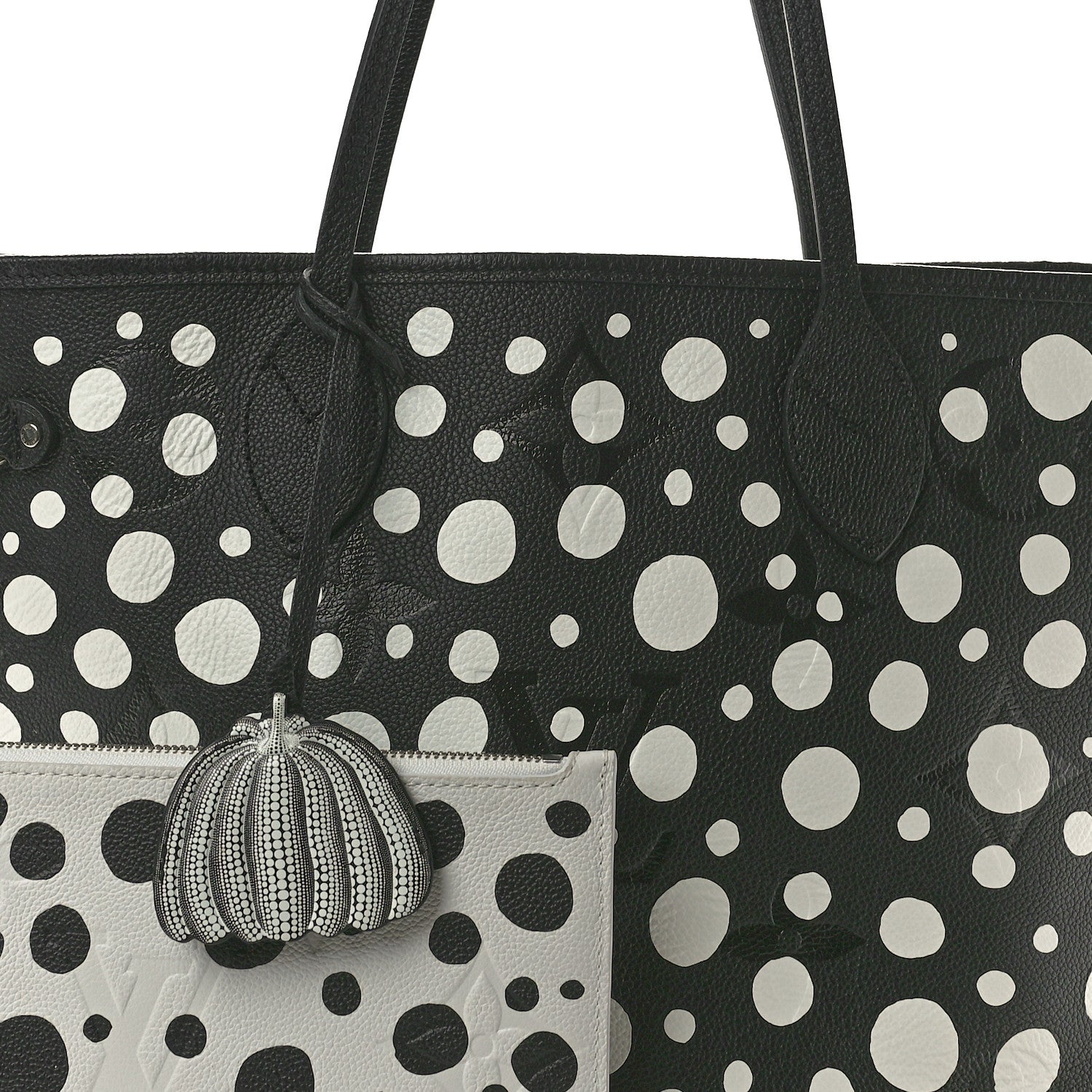 Louis Vuitton LV X YK Empreinte Neverfull MM Black White 9 of 11